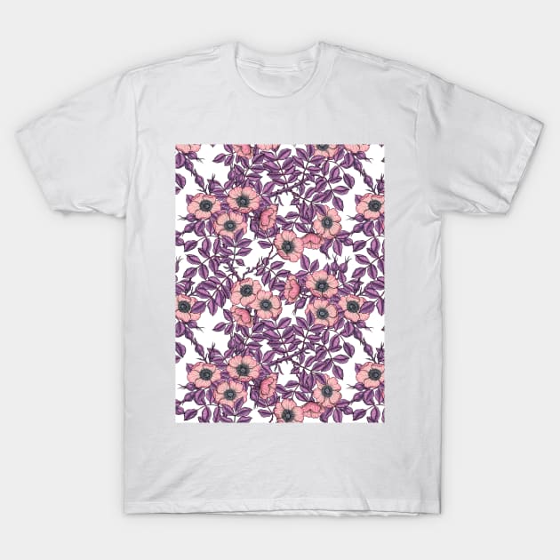 Dog rose T-Shirt by katerinamk